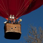 Le matériel pour la photo en montgolfière